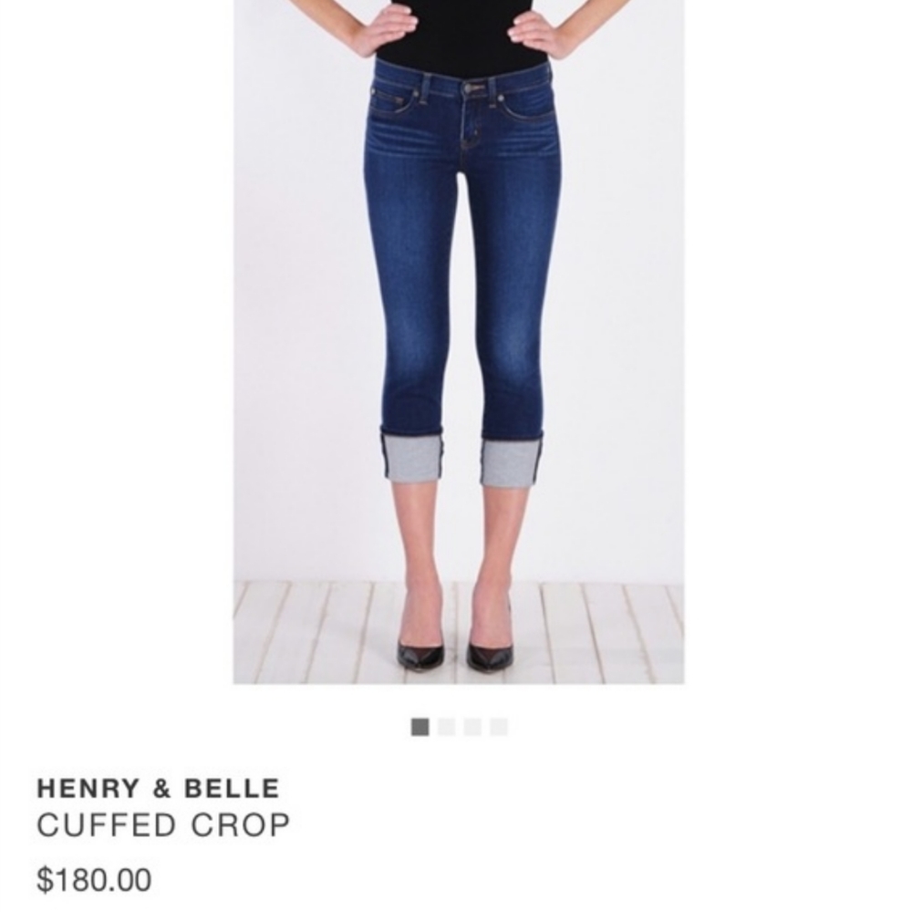 Henry & Belle Cuffed Crop